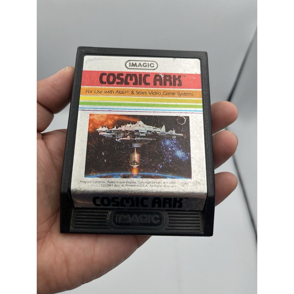 Atari 2600 Cosmic Ark Tested Combined Ship